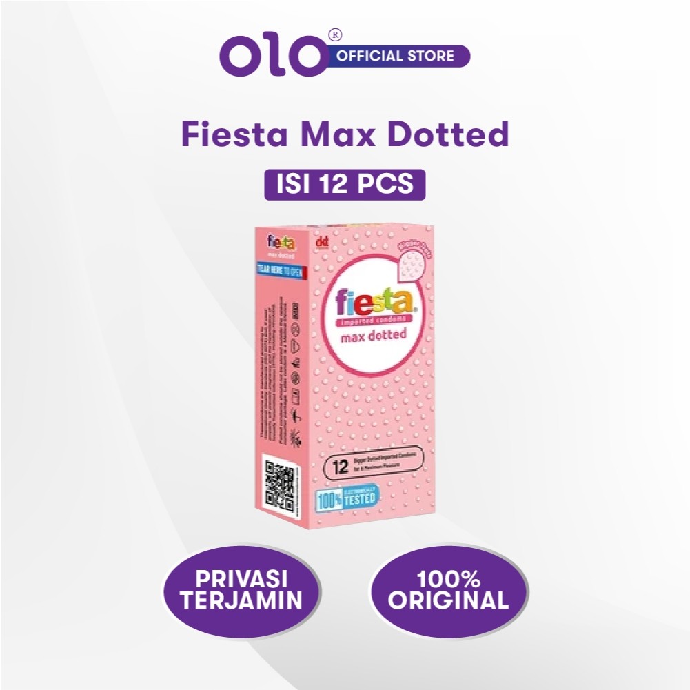 

konnnndddoooo Fiesta Varian Max Dotted 1 Box isi 12 Pcs