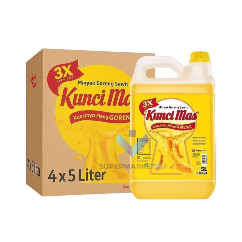 

Kunci Mas Minyak Goreng Jerigen 1 Karton ( 4 x 5 Liter )