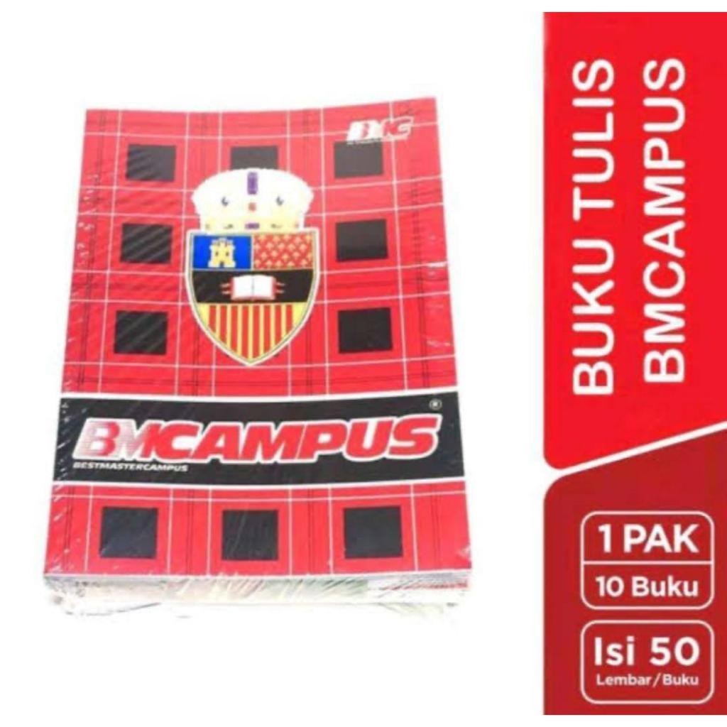 

JAMIN MURAH !!!1 PACK ISI 10 BUKU BMC CAMPUS 36 LEMBAR / BUKU TULIS / BUKU CAMPUS MURAH(BISA LANGSUNG ORDER)