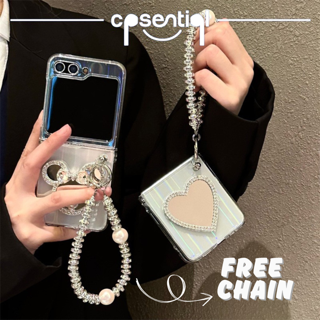 [NEW] Case Samsung Z Flip Model Mickey Mirror & Love Mirror | For Samsung Z Flip 6 5 4 3 | Z Flip 6 