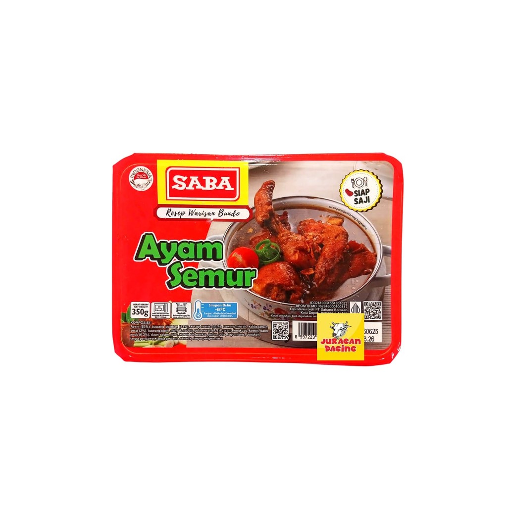 

Saba Ayam Semur 350gr