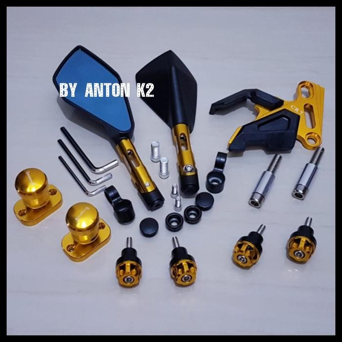 NEW AKSESORIS PAKETAN SPION VARIASI NMAX-N MAX NEW 2020 SEPAKET 6 ITEM - GOLD