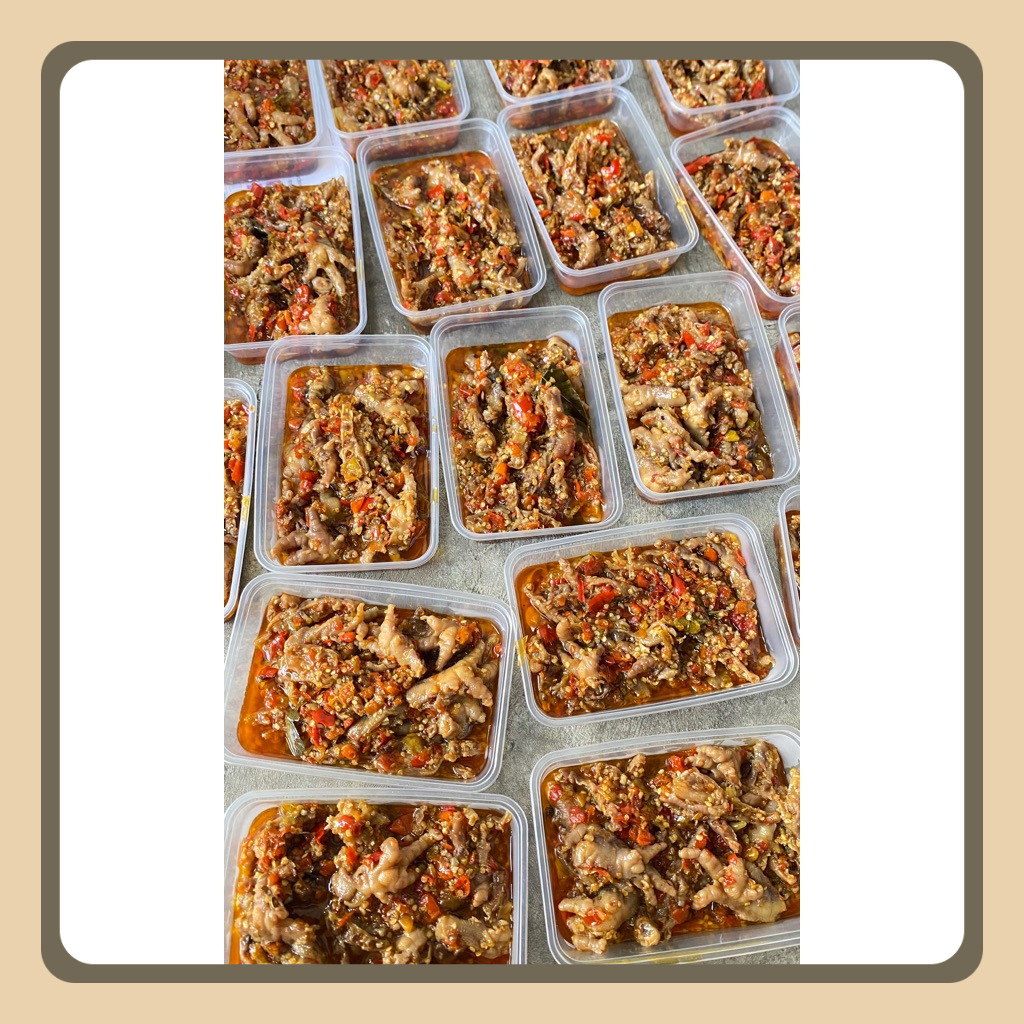 

Oseng Mercon Ceker Tanpa Tulang 250gr Dapurnya Subur