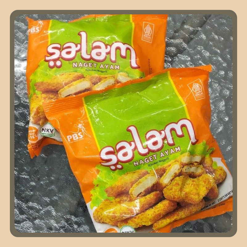 

Salam Naget Ayam 250g Rasa Lezat Frozen Food