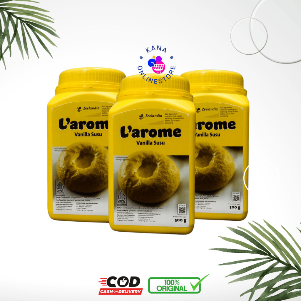 

New LAROME VANILLA SUSU 500 gr | LAROME PERISA VANILLA... (BOTOL BESAR)Premium