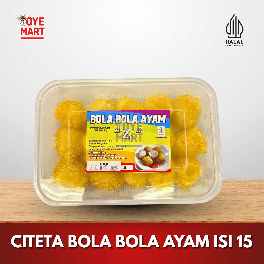 

CITETA BOLA BOLA AYAM ISI 15