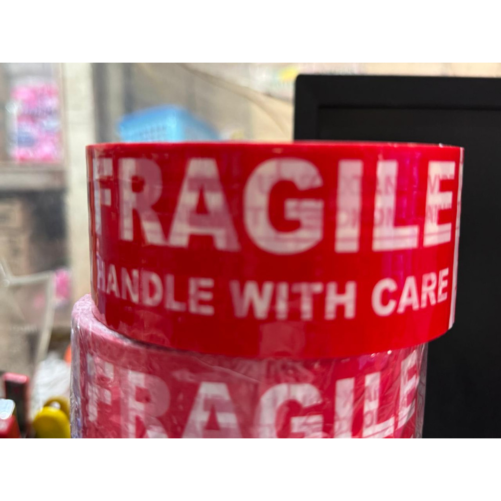 

Lakban Fragile & tanpa Video unboxing 45mm x 100 yard