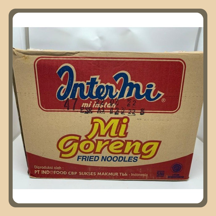 

MIE INSTANT INTERMIE GORENG DUS 40 PCS X 60 GRAM ALL VARIANT