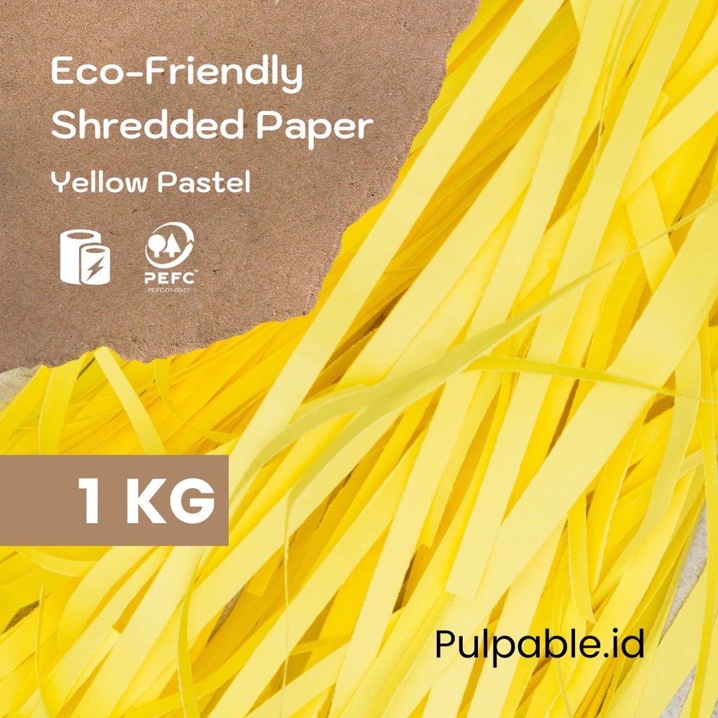 

Shredded Paper / Kertas Cacah / Kertas serut ramah lingkungan - 1kg