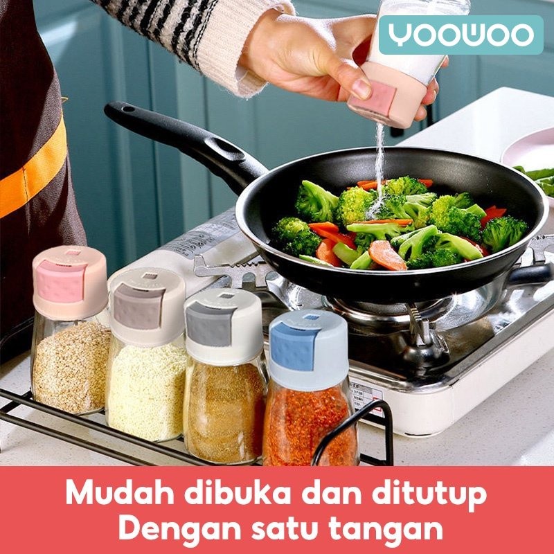 JAMIN MURAH YooWoo Botol Bumbu Dapur / Wadah Bumbu Dapur / Toples Bumbu / Botol Garam / Botol Bumbu 