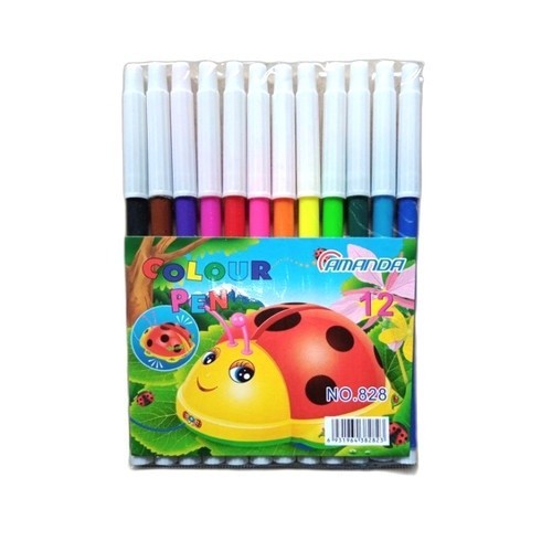 

Unicorn - Spidol Warna Murah Amanda Montana 12 Warna - Colour Pen
