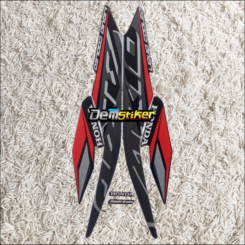 Striping Stiker Honda Vario Click 125i 2021 Hitam