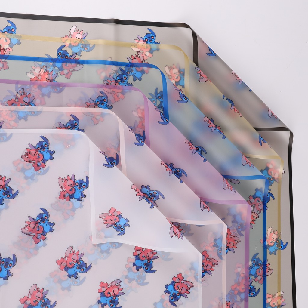 

20sheets Stitch & Angel Flower Wrapping Paper Korean Style Gift Rose Packing Florist Bouquet Wrapping Material