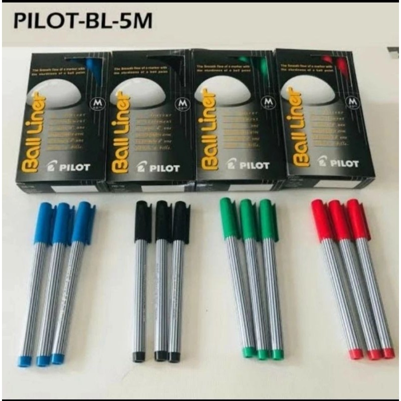 

New Pulpen Pilot Baliner BL -5M 0.8 mm (12 pcs)Premium
