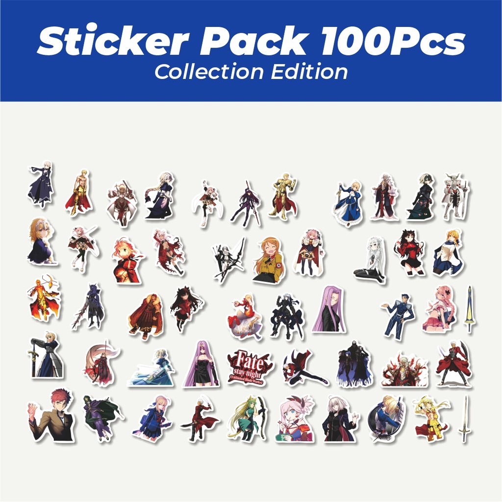 

Hot Sticker Fate/Zero Sticker Lucu Anti Air Stikers Berperekat Waterproof Sticker Decal Buat Motor Helm Buku Journal Koper Casing HP Laptop Botol Minum