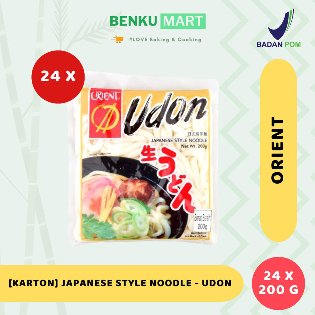 

NEW SALE [KARTON] Udon Orient Halal 200 Gr | Japanese Style Noodle