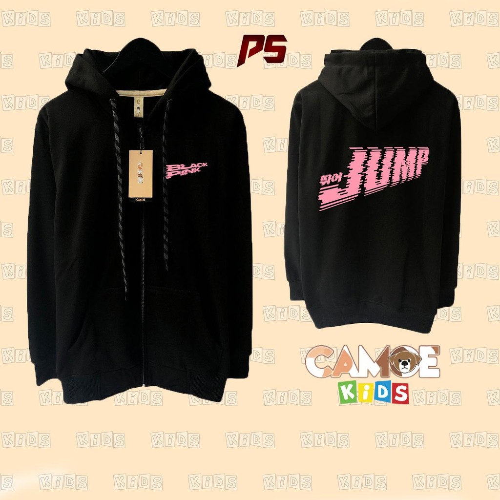 Jaket Anak Jump Blackpink Lisa Jennie Rose Jisoo