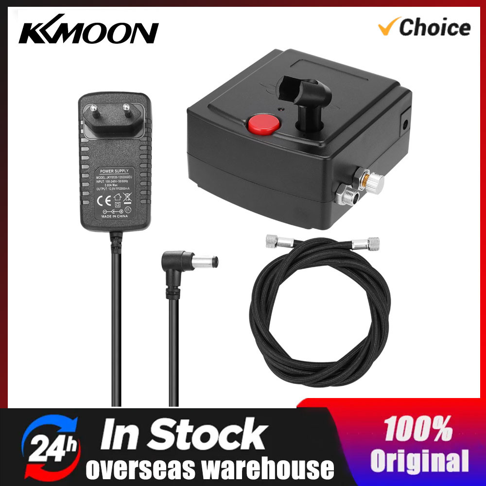 

KKMOON Portable Spray Gun Pump Airbrush Compressor Paint Sprayers for Makeup Art Painting Craft Model Flower Spraying Machine