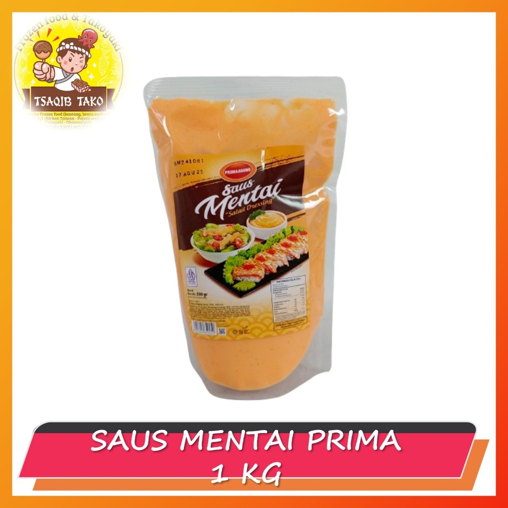 

PRIMA AGUNG Saus Mentai 1KG High Quality Halal