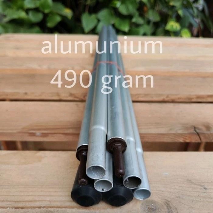 Kamoro Tiang Flysheet 200x200 cm - Tent Set Frame Sepasang - alumunium