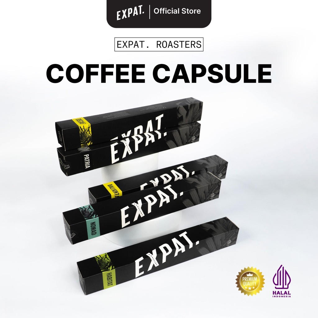 

Expat Roasters Nespresso Coffee Capsule Compatible All Variant Kopi Kapsul