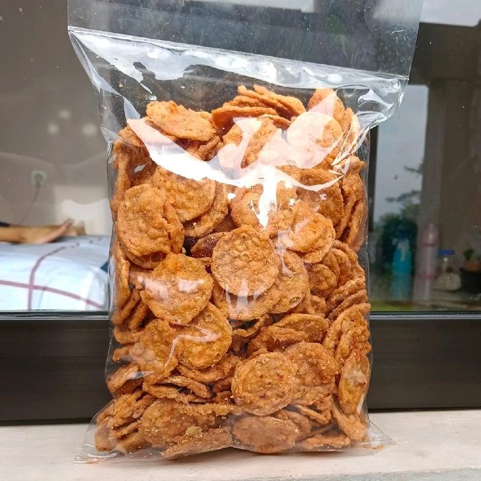 

keripik tempe bocil kemasan 500gr Organik Cemilan Snack - manis pedas PROMO !