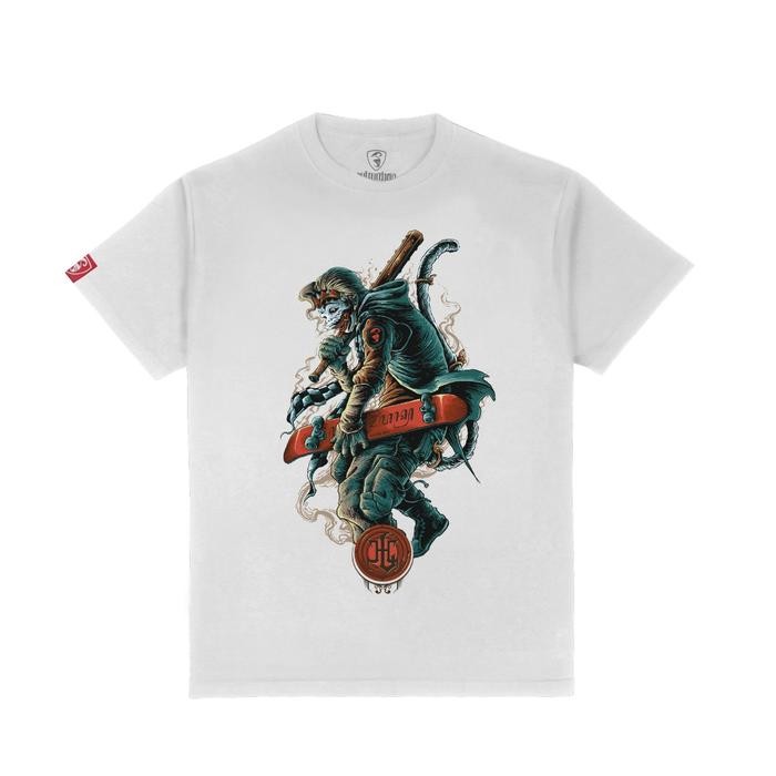 (TOP) KAOS CULTURE HERO HANOMAN Kaos Wayang Jawa Ready Stock Bahan Hitam Combed Nyaman Kain Lembut S