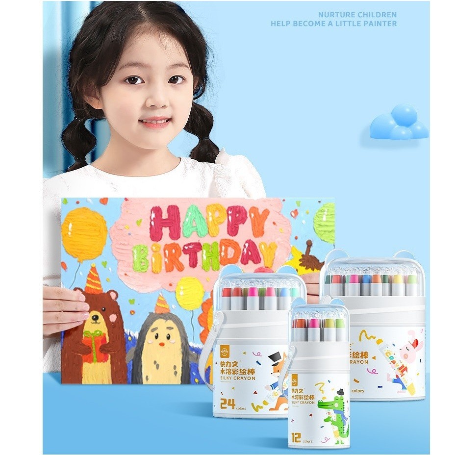 

NEW Bisa dicuci Crayon anak lengkap,48 warna lengkap,krayon pensil warna lengkap,anti kotor dan patah,Penting untuk menggambar anak-anak PREMIUM