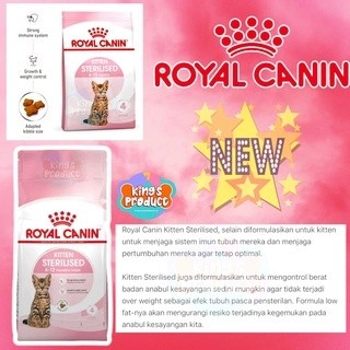 

Makanan Kucing / Dry Food for Cat / Royal Canin Kitten Sterilised 400gr