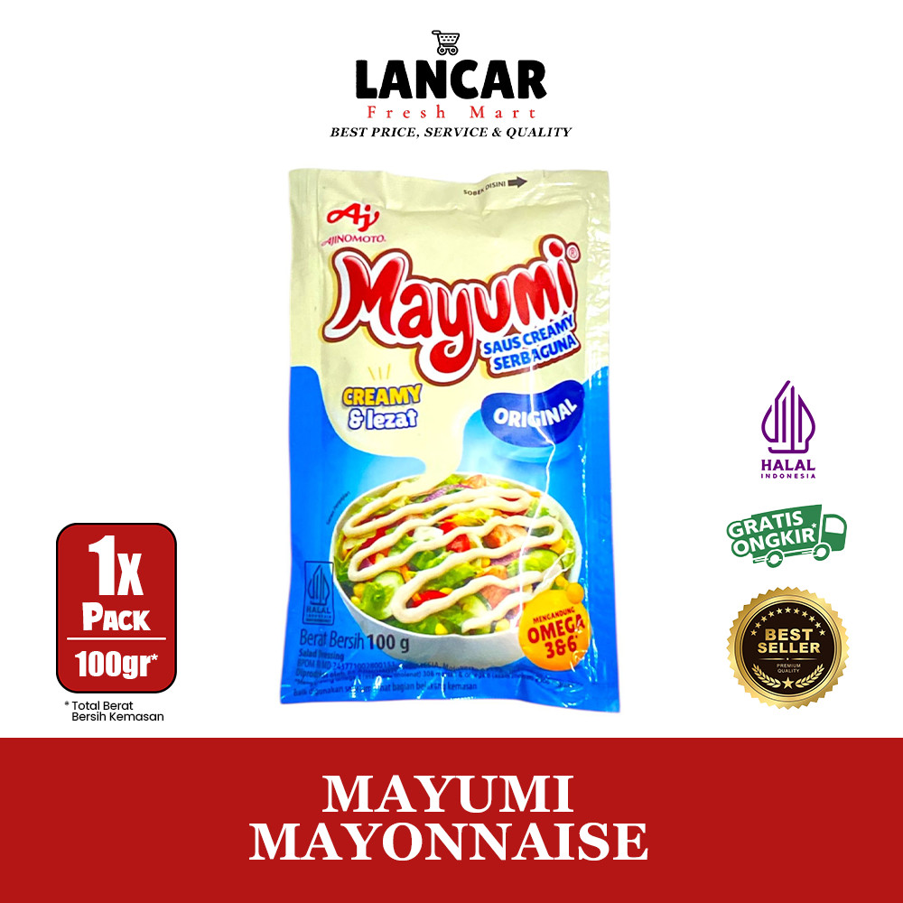 

MAYUMI MAYONNAISE SAUS CREAMY SERBAGUNA 100GR