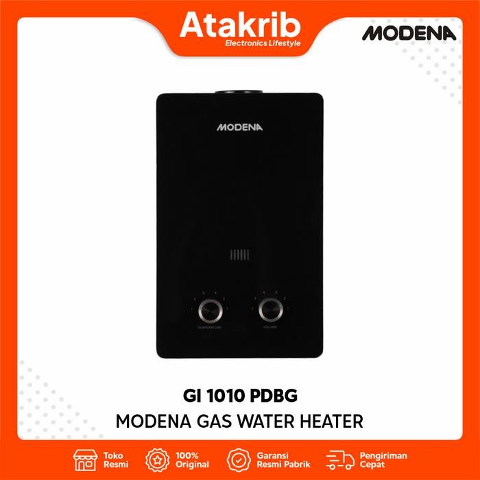 MODENA GAS WATER HEATER GI 1010 PDBG Kapasitas 10 Liter