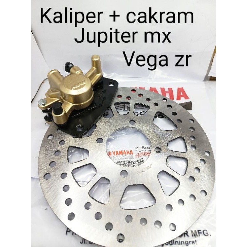 PAKET KALIPER PALA BABI PLUS PIRINGAN CAKRAM JUPITER MX, VEGA ZR, VEGA R NEW YAMAHA ORIGINAL NISSIN 