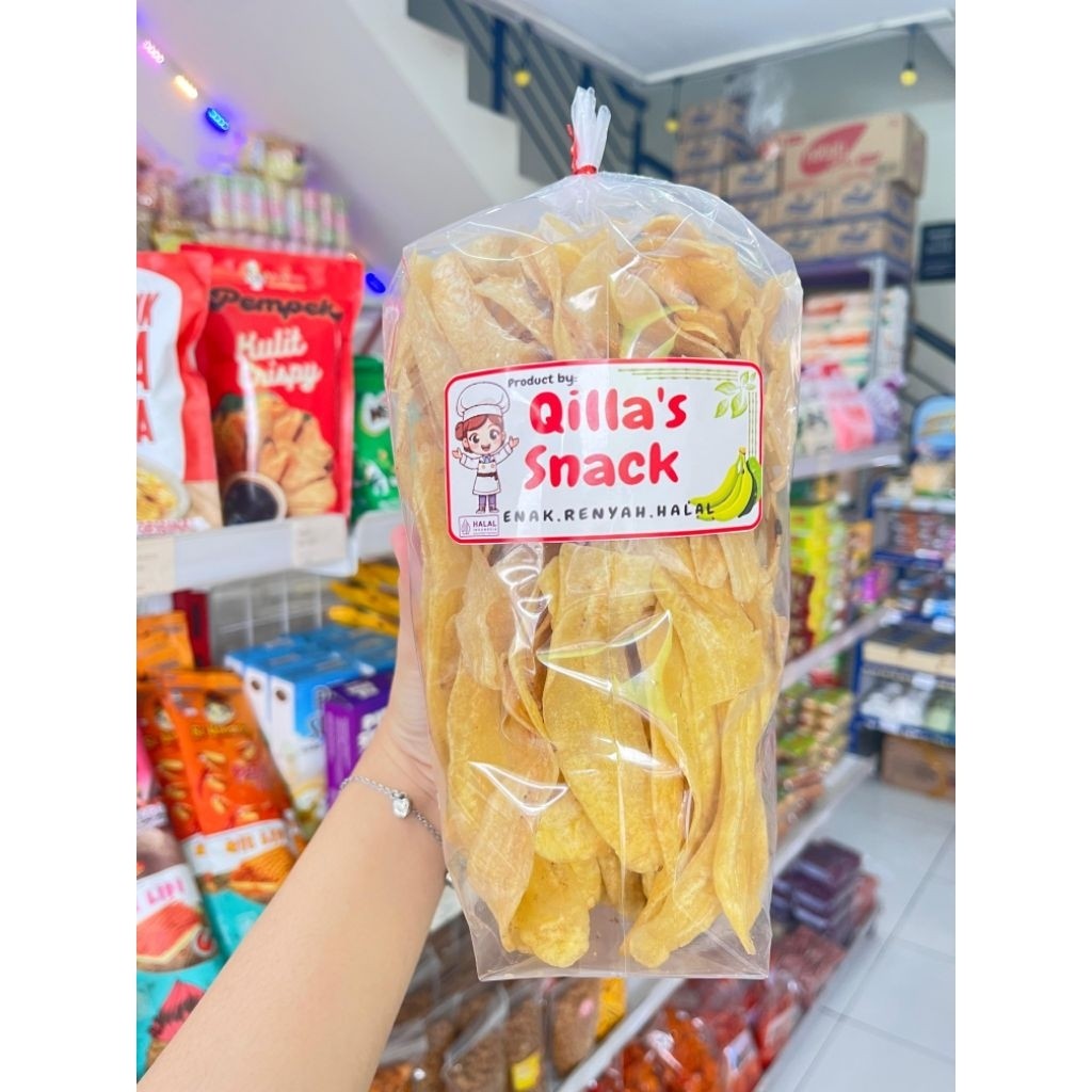 

CEMILAN KERIPIK PISANG QILLAS SNACK
