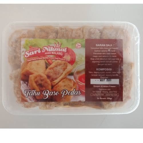 

Sari nikmat tahu bakso pedas 500g