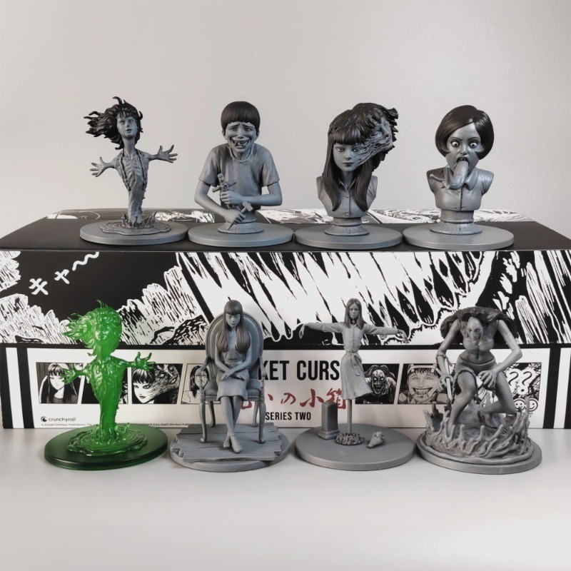 al Blind Box Toy Junji Ito Curse Collection Series Figure Toy Fans Surprise Gifts Desktop Decor Horr
