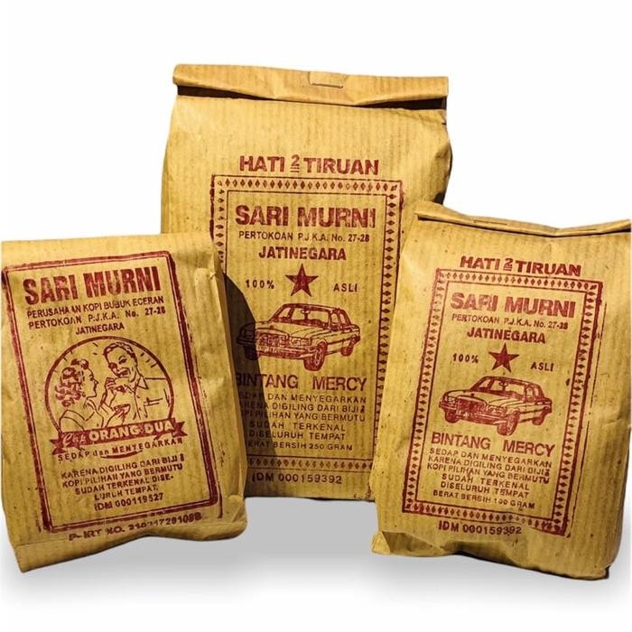 

Terjangkau~[PROMO] Kopi Sedan Sari Murni Jatinegara Asli/Kopi bubuk robusta Cap Sari Murni - 100gr