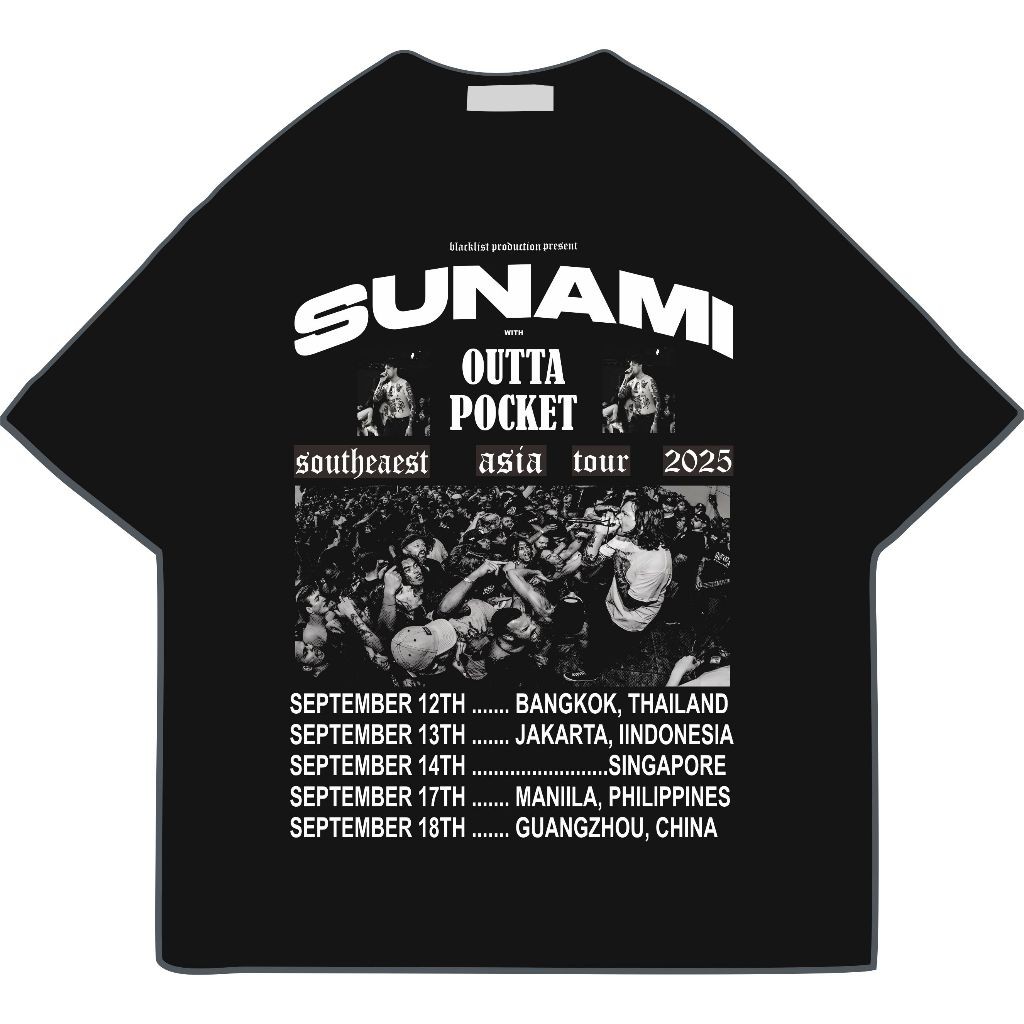 Outta Pocket Outsiders Tour 2025 T-Shirt Sunami