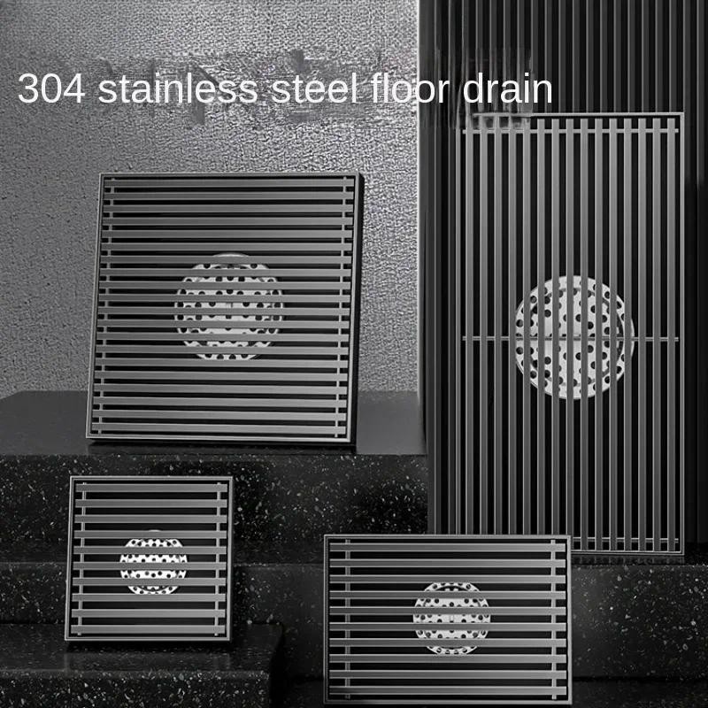 Toilet odor proof stainless steel drainage floor drain shower accessories  drain gang  bathroom  dra