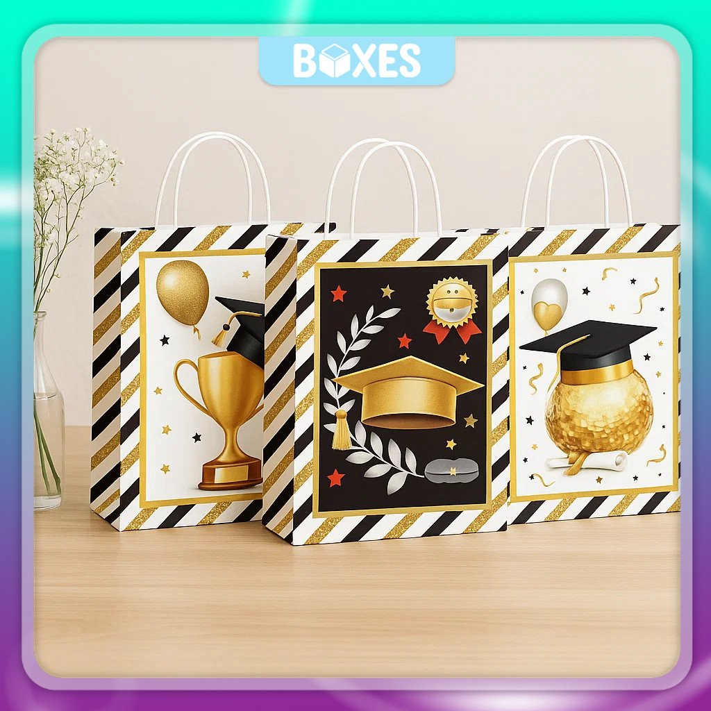 

Paper Bag Goodie Bag Tas Kado Hadiah Gift Hampers Edisi Graduation Wisuda Kelulusan Pria Wanita | AK02X1