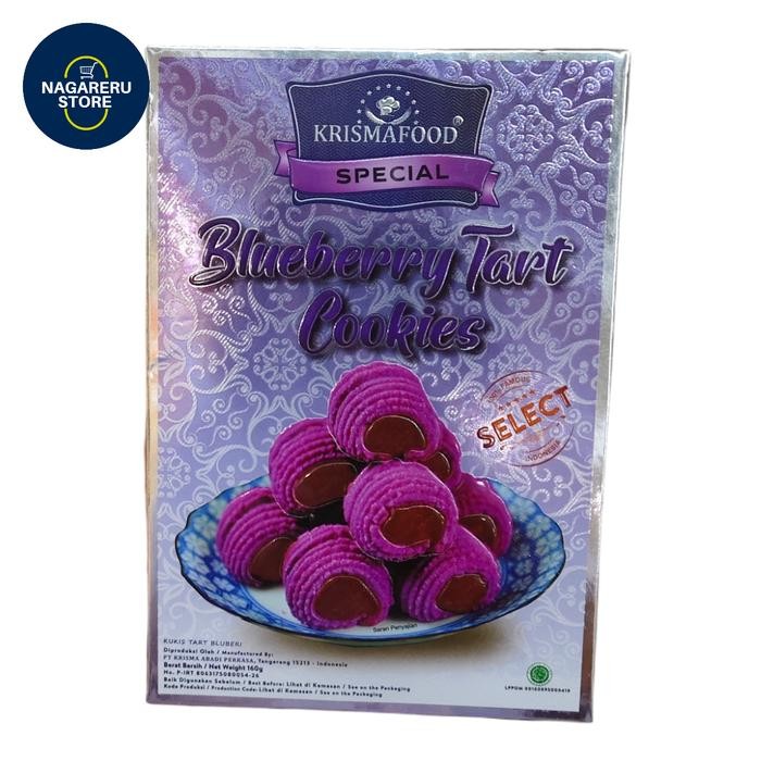 

Krisma food special blueberry tart cookies 160gr
