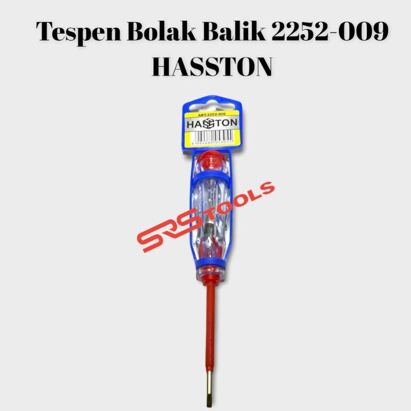 HASSTON 2252-009 Obeng Tespen Listrik Bolak Balik - Tespen Elektrik 2 way
