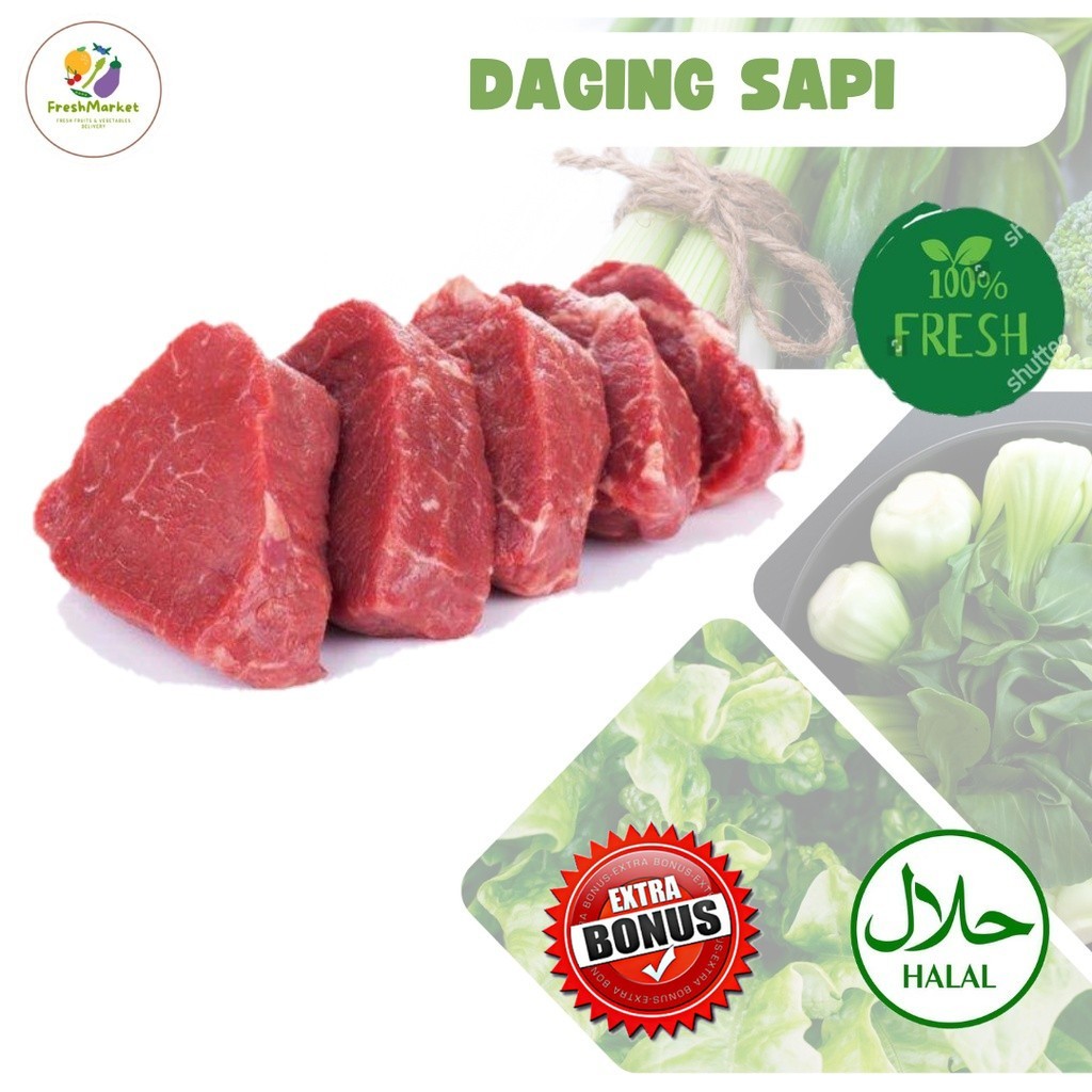 

Daging Sapi Segar 100% Halal Sayurinstant