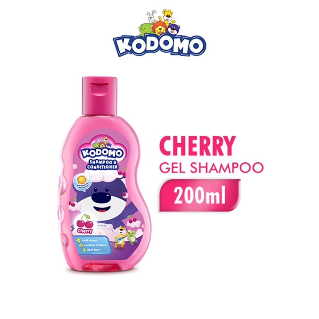 Kodomo Shampoo Gel Cherry Botol 200 ml