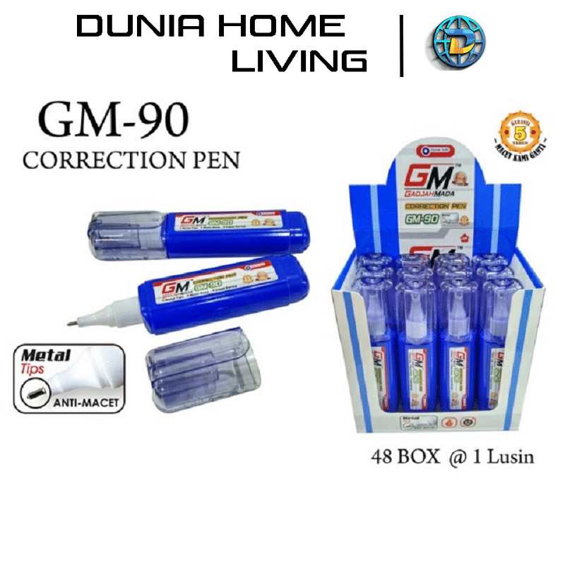 

DHL GROSIR Correction pen / tipe ex/ tip ex gajah mada tip x
