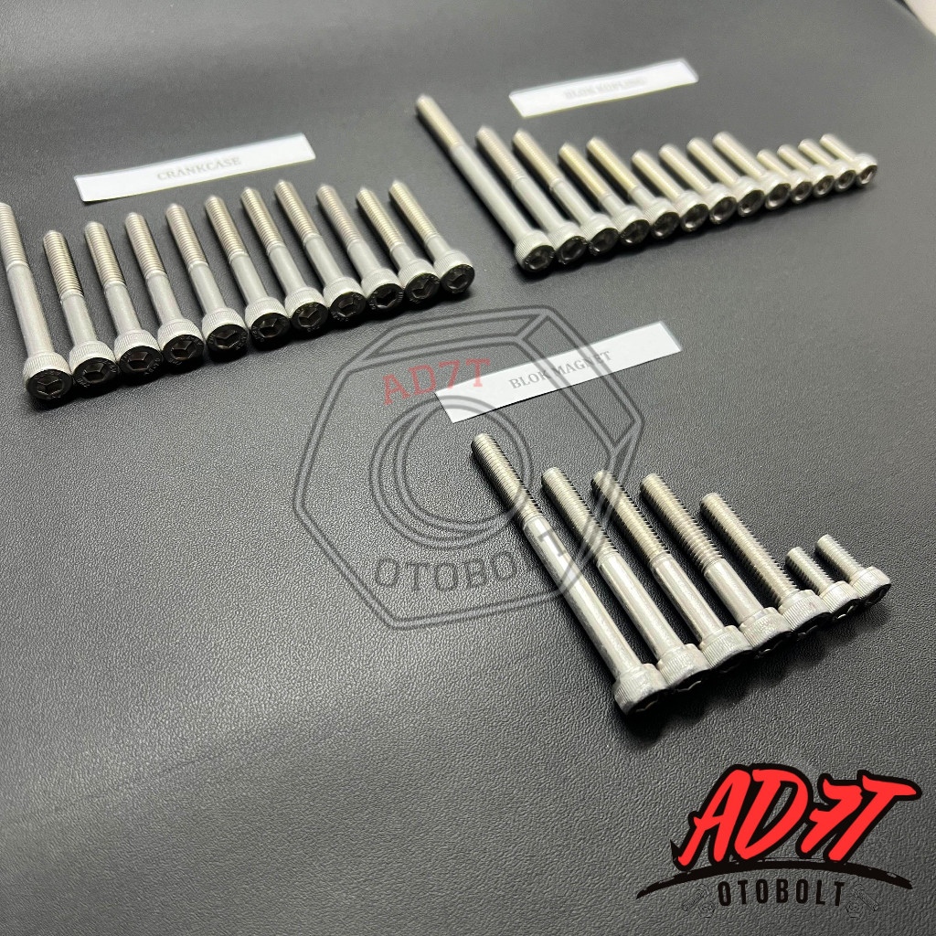 Baut Set Mesin Suzuki A100 Kunci L Stainless Anti Karat