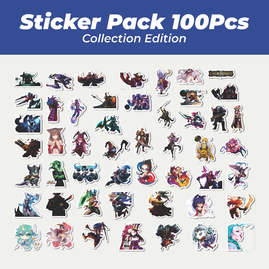 

Hot Stiker Kartun League Of Legends Skin 4 Lucu Anti Air Stikers Berperekat Waterproof Sticker Decal Buat Motor Helm Buku Journal Koper Casing HP Laptop Botol Minum