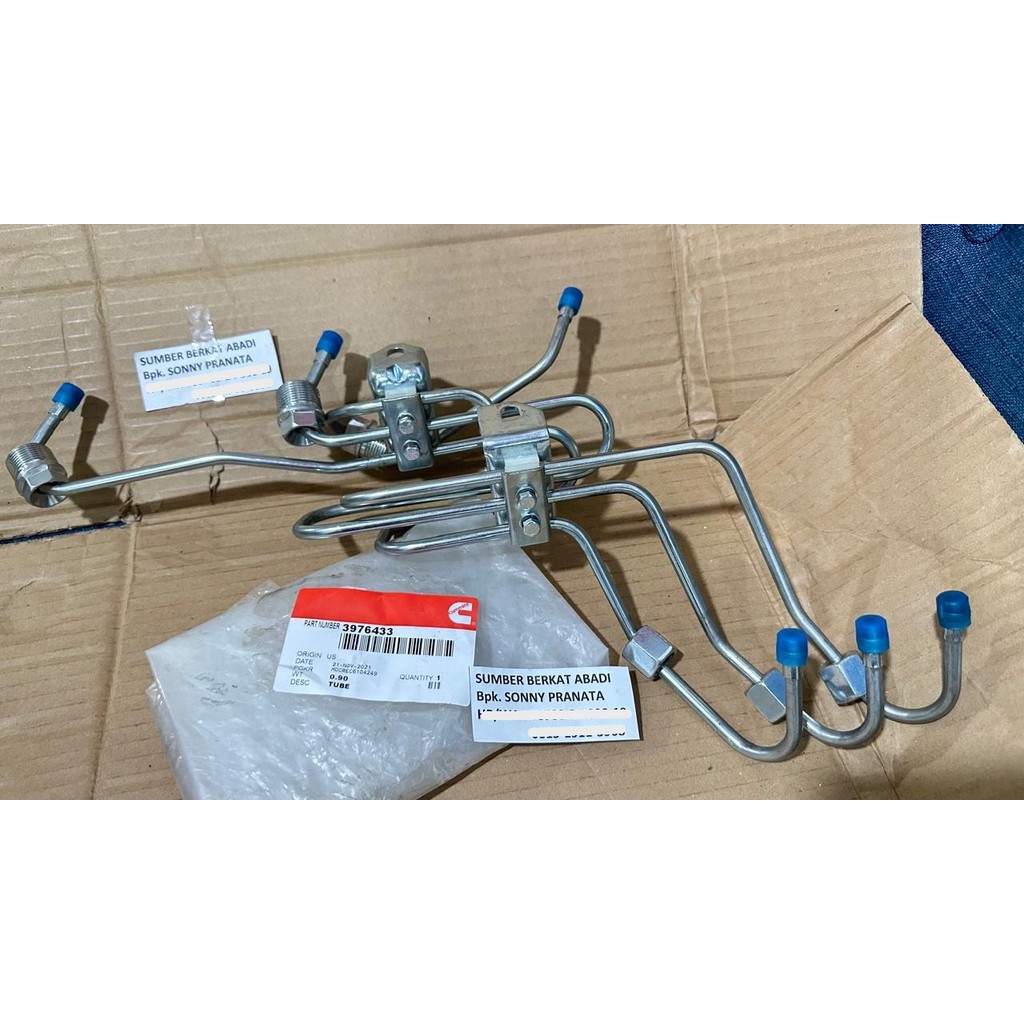 CUMMINS 3976433 TUBE INJECTOR FUEL SUPPLY - 1 SET ISI 3 TUBE
