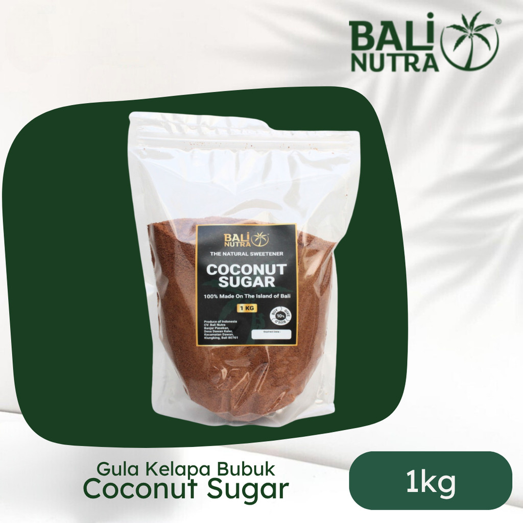 

Bali Nutra Coconut Sugar Powder 1 kg | Gula Kelapa Murni 100%