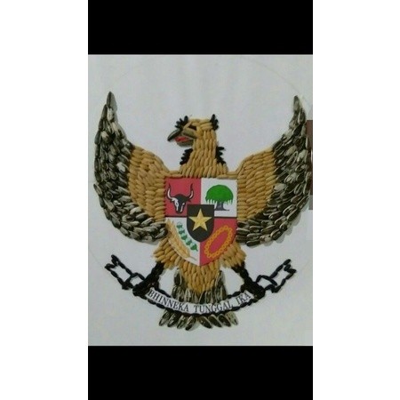 

COD kolase biji bijian gambar burung garuda