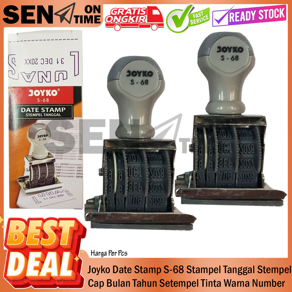 

Jk Date Setempel Tinta Warna Stamp S-68 Stampel Stempel Lunas Tanggal Cap Bulan Tahun Stemp Automatic Number Angka Alat Pengecap Kertas Date Nomor Otomatis Self Inking Setampel Sekolah Kantor Perlengkapan